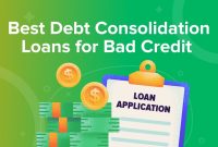 Bank loans for credit card consolidation